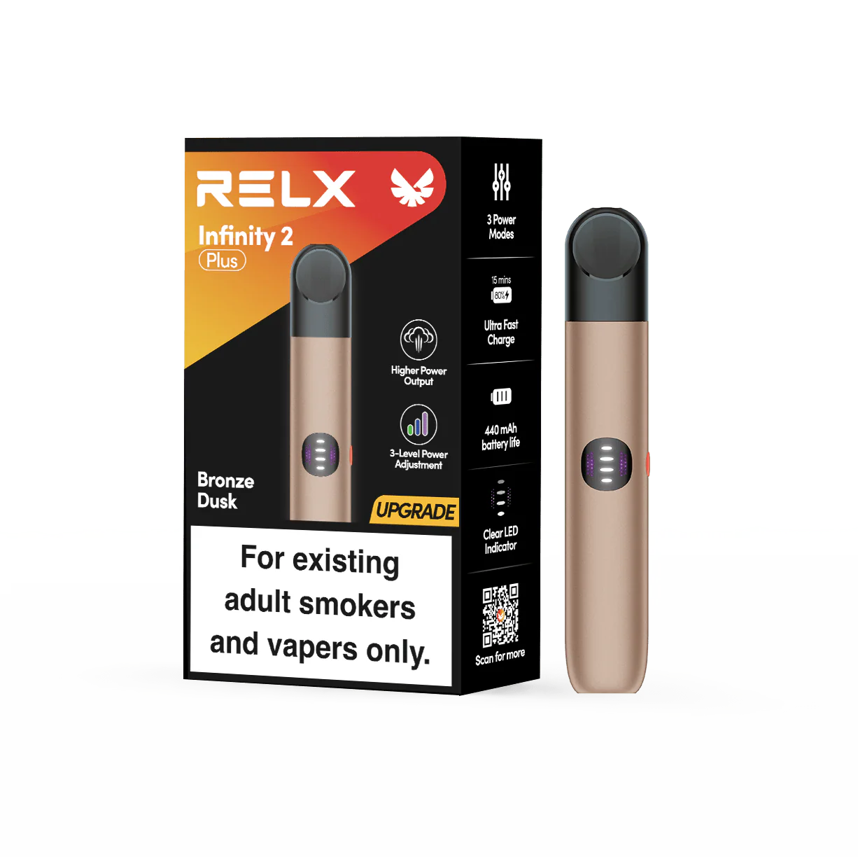 RELX Infinity 2 Plus Device Bronze Dusk Colors - Six Pandas