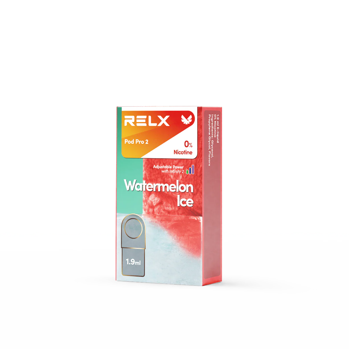 RELX Pod Pro Fruit Watermelon Ice (1-Pod) Flavors 0mg/ml Nicotine - Six Pandas